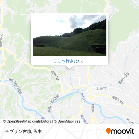 チブサン古墳地図