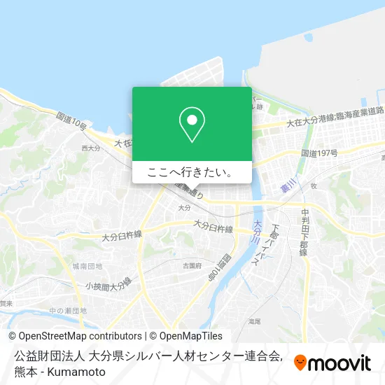 公益財団法人 大分県シルバー人材センター連合会地図