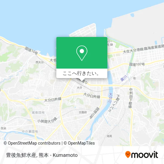 豊後魚鮮水産地図