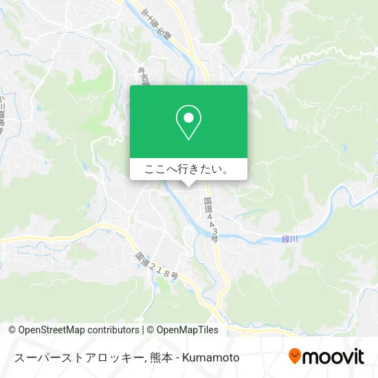スーパーストアロッキー地図