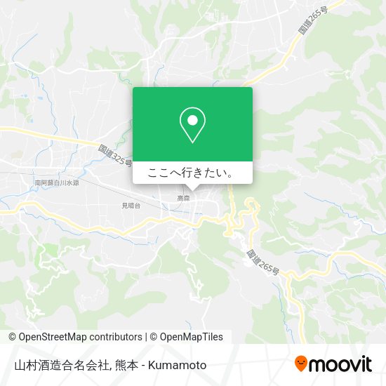 山村酒造合名会社地図