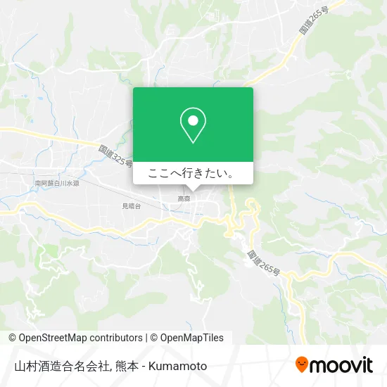 山村酒造合名会社地図