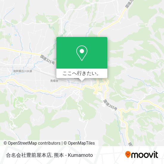 合名会社豊前屋本店地図