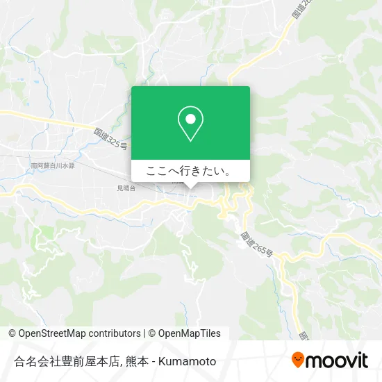 合名会社豊前屋本店地図