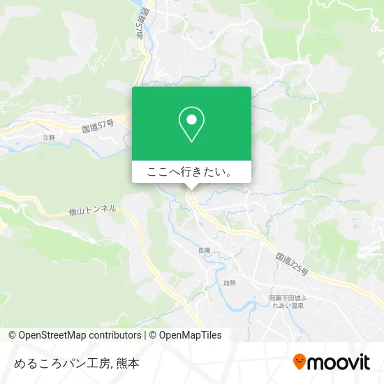 めるころパン工房地図