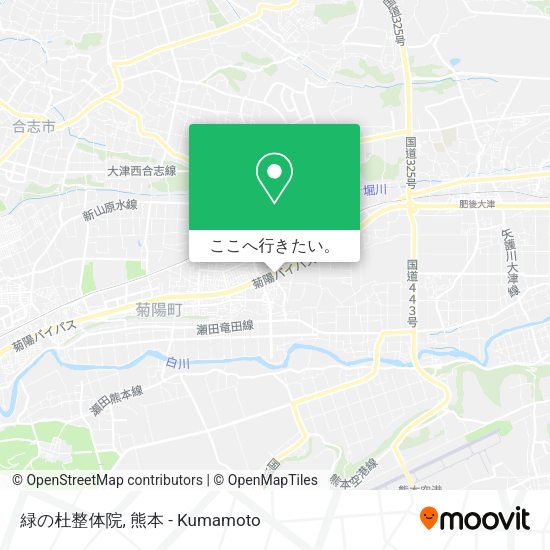 緑の杜整体院地図