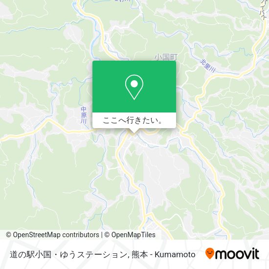 道の駅小国・ゆうステーション地図