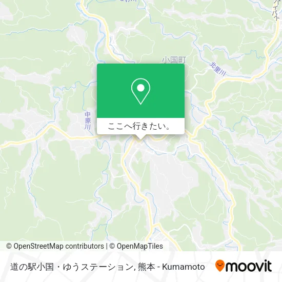 道の駅小国・ゆうステーション地図
