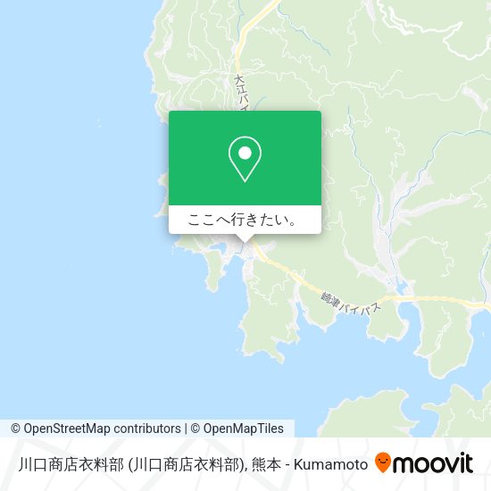 川口商店衣料部地図