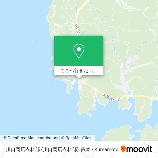 川口商店衣料部地図