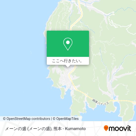 メーンの盛地図