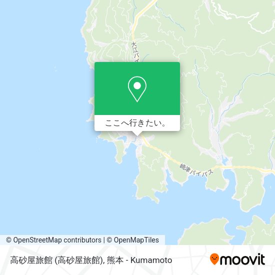 高砂屋旅館地図