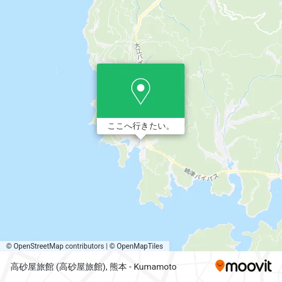 高砂屋旅館地図