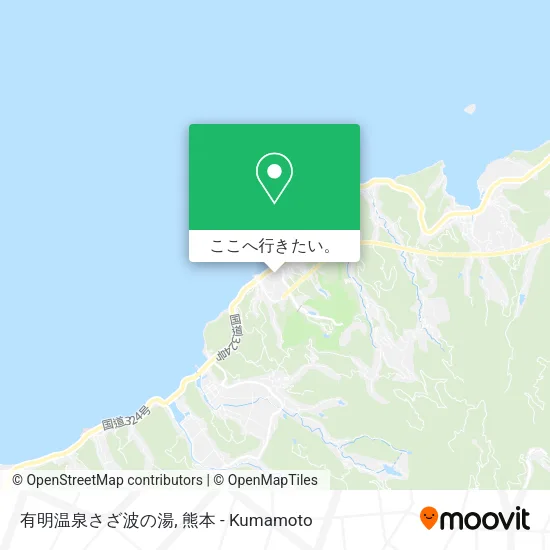 有明温泉さざ波の湯地図