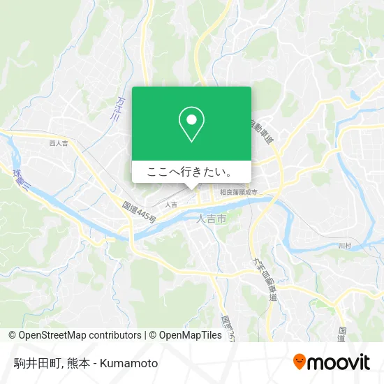 駒井田町地図