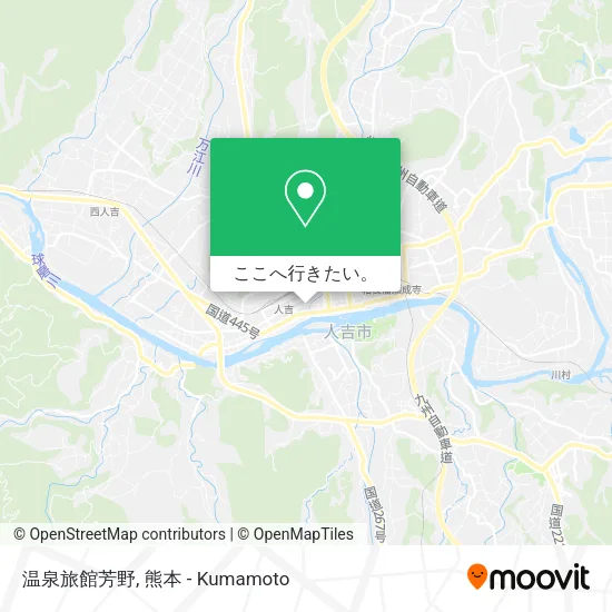 温泉旅館芳野地図
