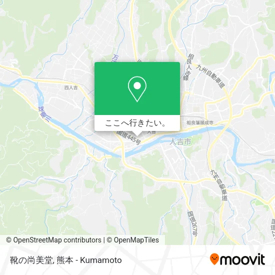 靴の尚美堂地図