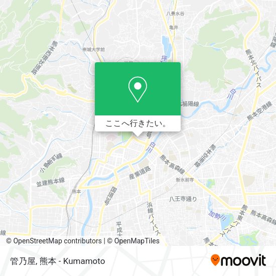 管乃屋地図