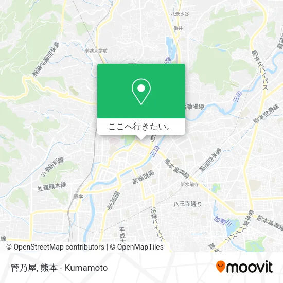 管乃屋地図