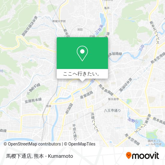 馬樱下通店地図