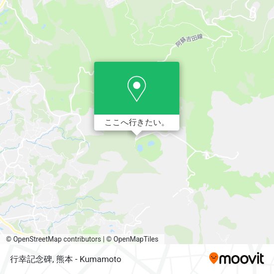 行幸記念碑地図