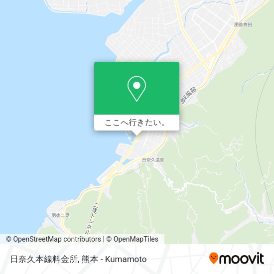日奈久本線料金所地図