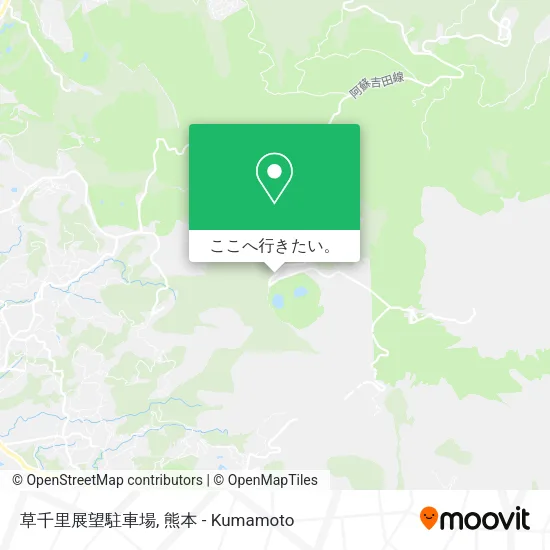 草千里展望駐車場地図