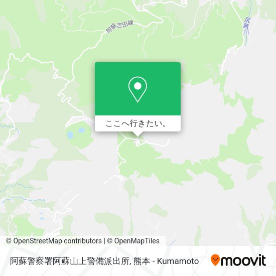 阿蘇警察署阿蘇山上警備派出所地図