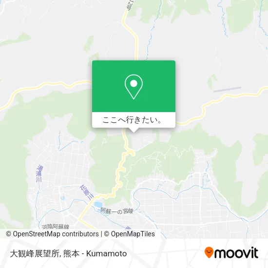 大観峰展望所地図