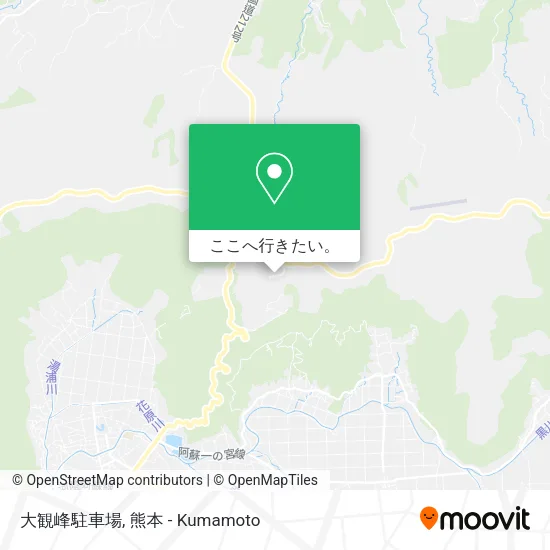 大観峰駐車場地図