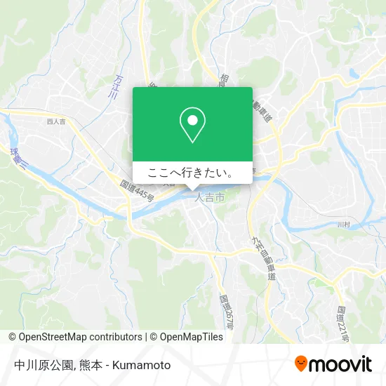中川原公園地図