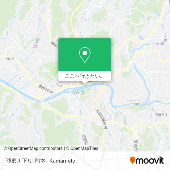 球磨川下り地図