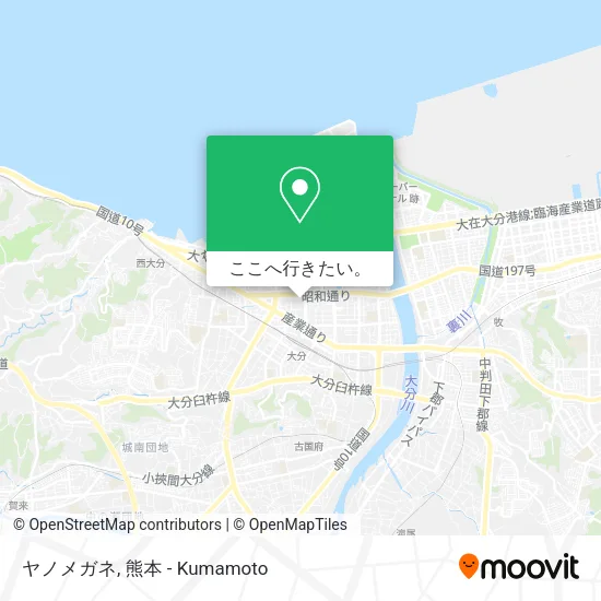 ヤノメガネ地図