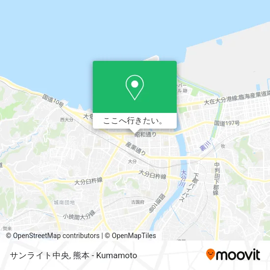 サンライト中央地図