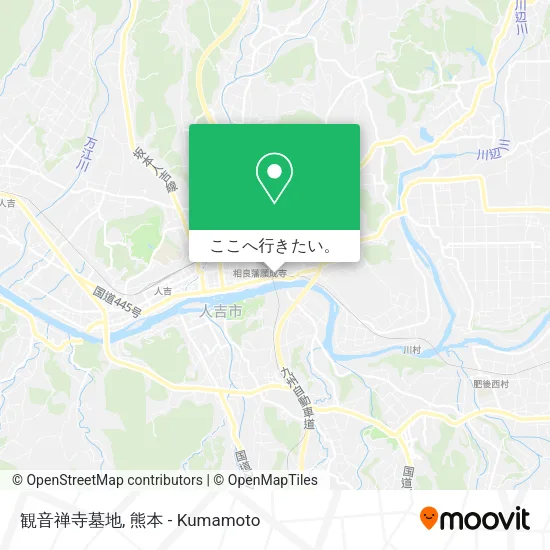 観音禅寺墓地地図