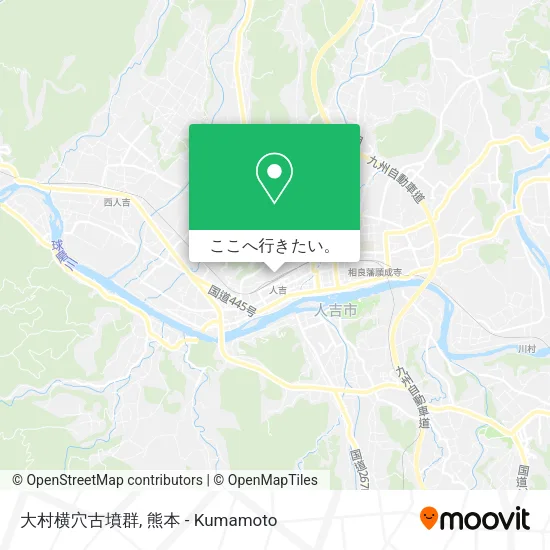 大村横穴古墳群地図