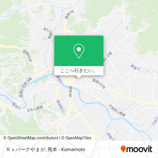 Ｒｖパークやまが地図
