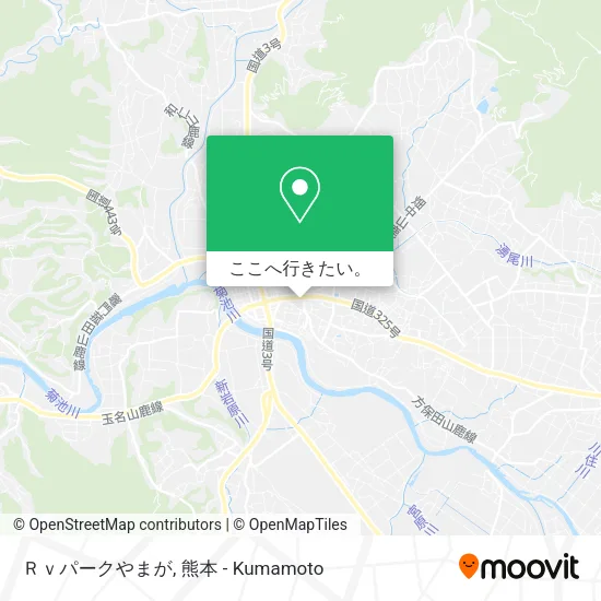 Ｒｖパークやまが地図