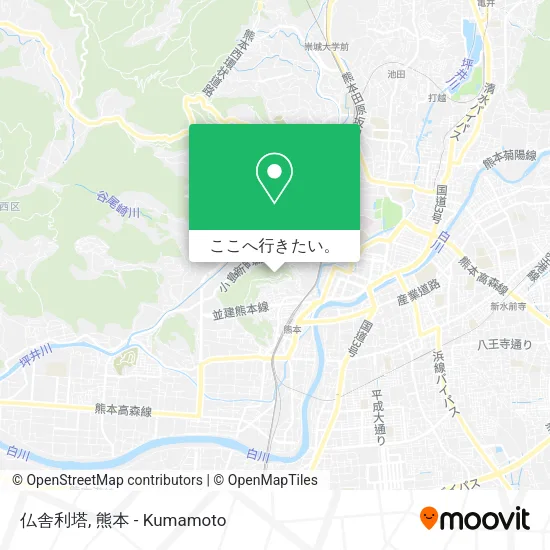 仏舎利塔地図