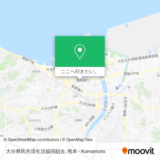 大分県民共済生活協同組合地図