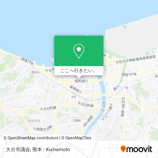 大分市議会地図
