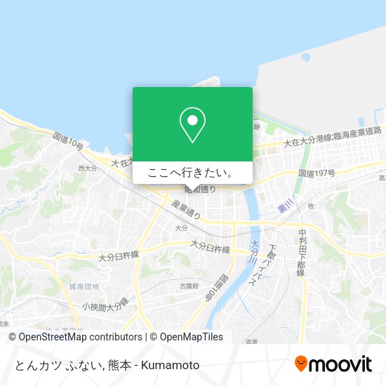 とんカツ ふない地図