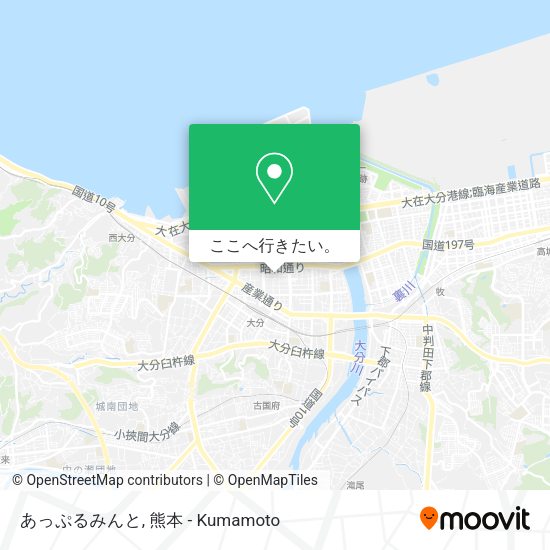 あっぷるみんと地図