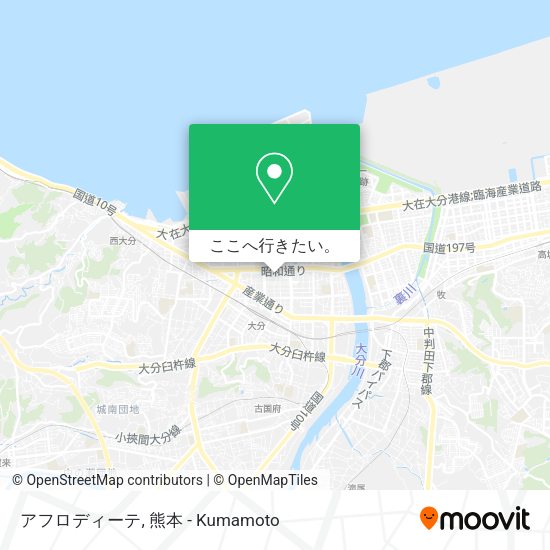アフロディーテ地図