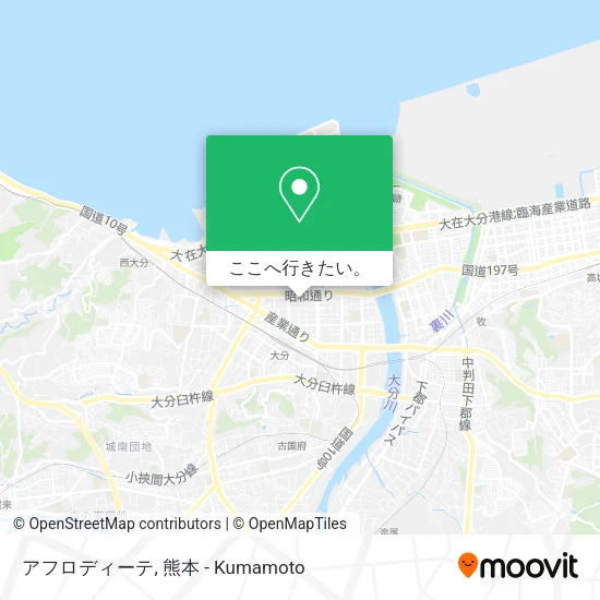 アフロディーテ地図