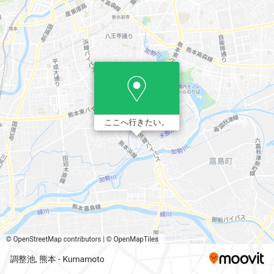 調整池地図