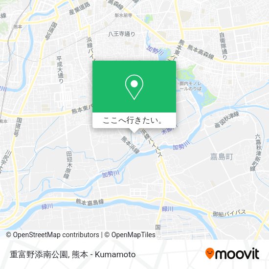 重富野添南公園地図