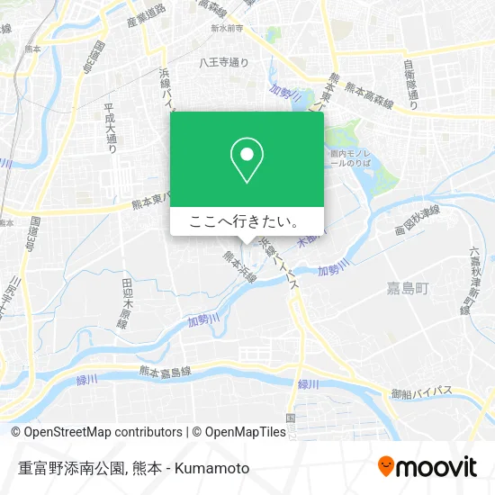 重富野添南公園地図