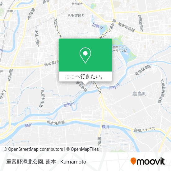 重富野添北公園地図