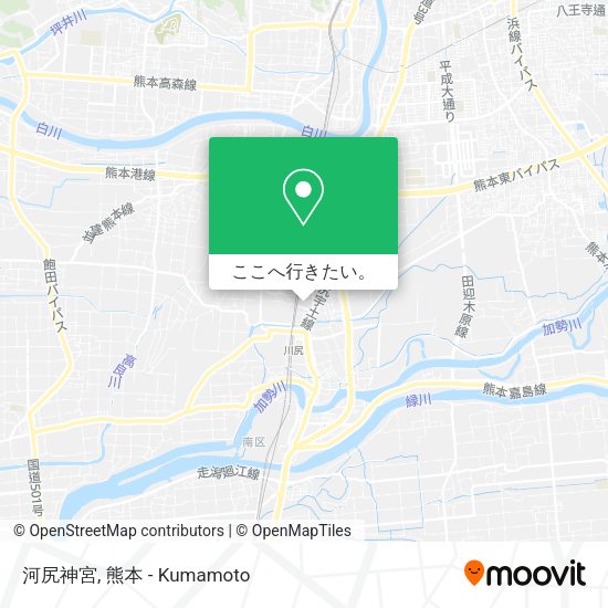 河尻神宮地図